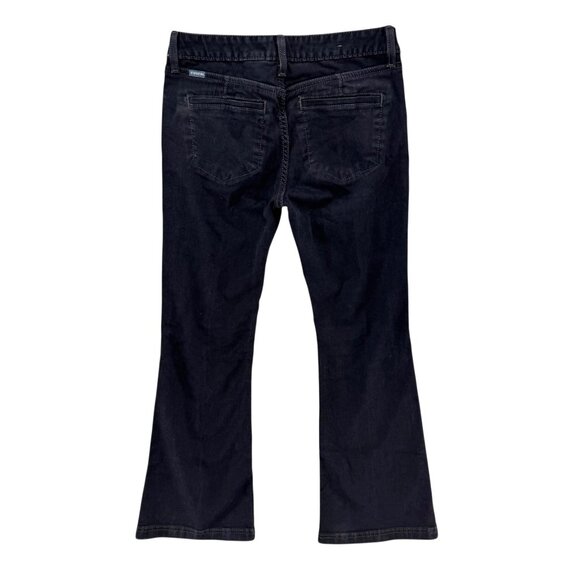 Lynden Cinch Flare Leg Jeans Womens Black Stretch Y2K Denim Size 25 - Picture 2 of 12